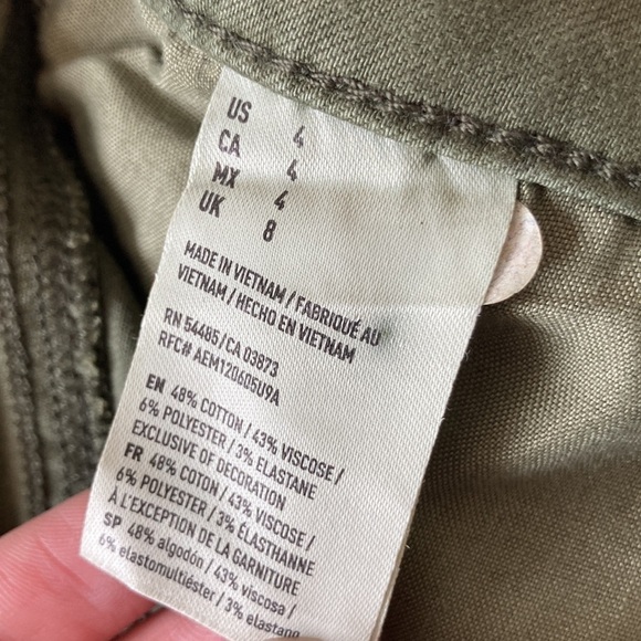 American eagle midi army green shorts - Picture 5 of 10